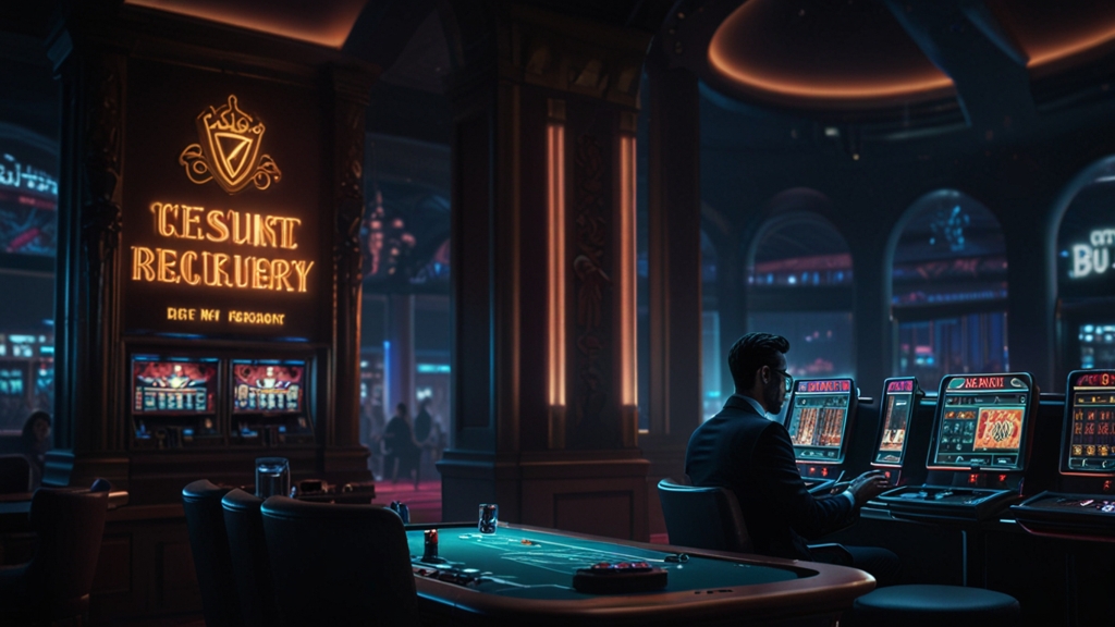 Player checking a password reset email beside a casino login screen